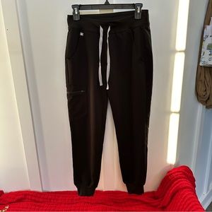 Figs Black XS petite Zamora Jogger Scrub pants